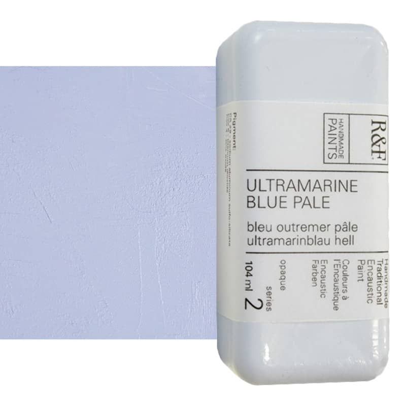 R&F Encaustic Paint 104Ml Ultramarine Blue Pale