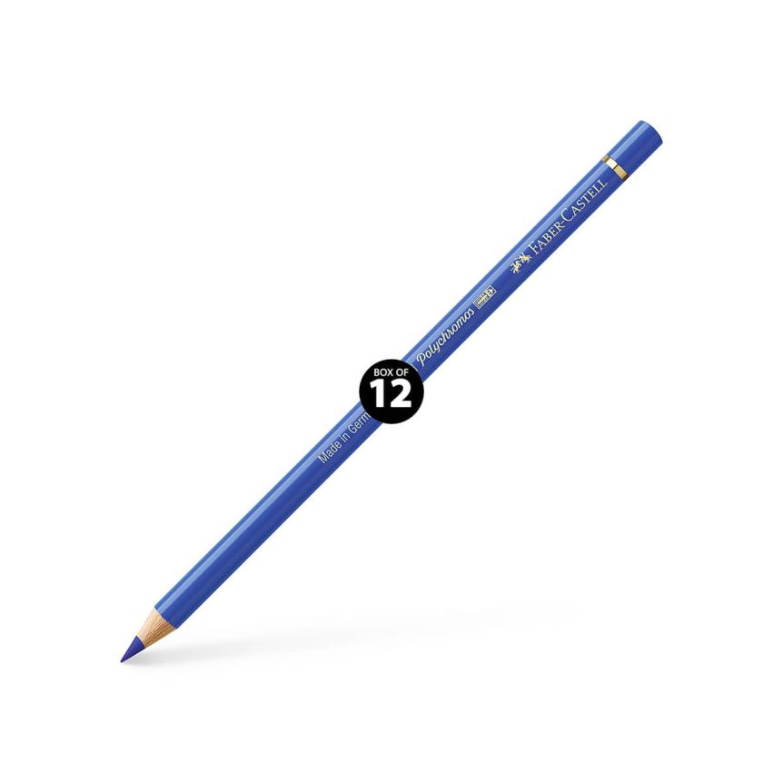 Faber-Castell Polychromos Pencil, No. 120 - Ultramarine (Box of 12)