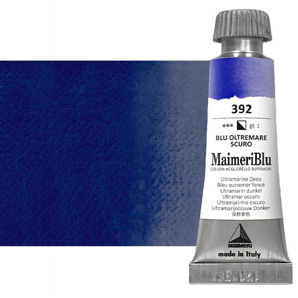 MaimeriBlu Artists Watercolor - Ultramarine Deep, 12ml