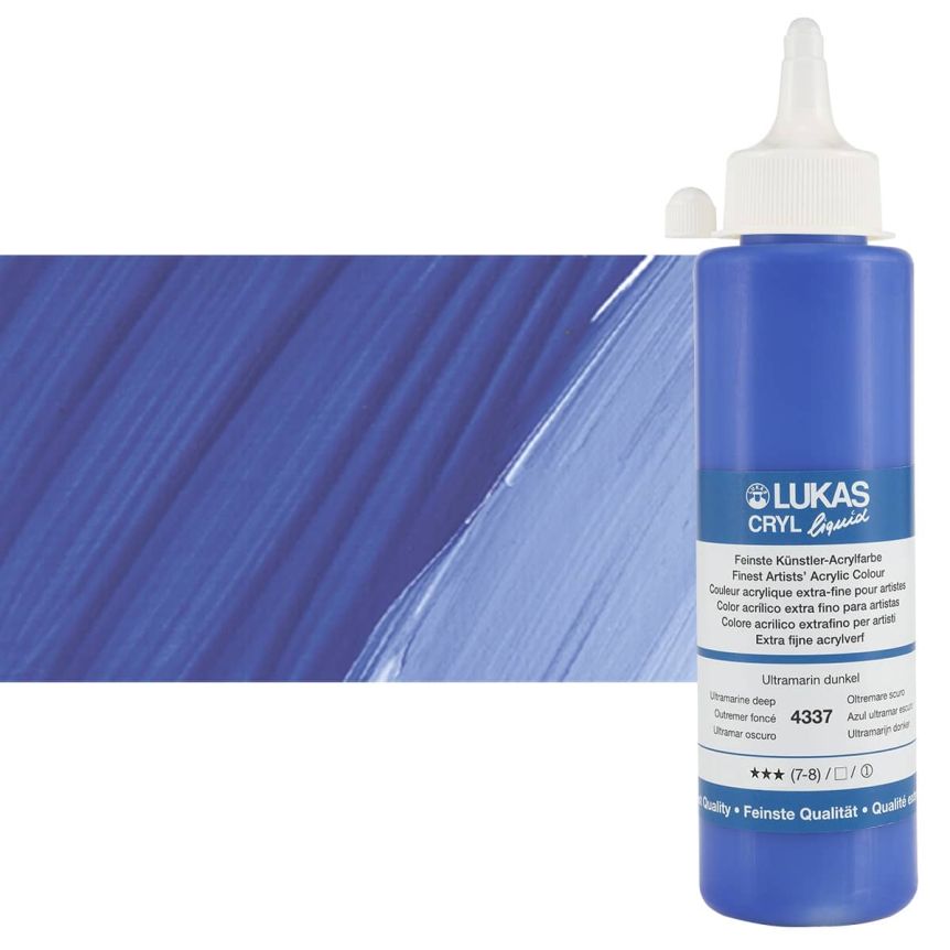 Cryl Liquid Acrylics Ultramarine Deep 250ml