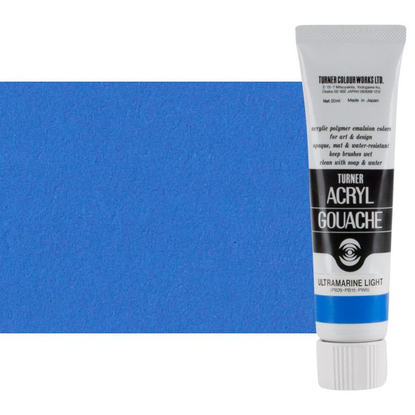 Turner Artist Acryl Gouache - Ultramarine Light, 20ml
