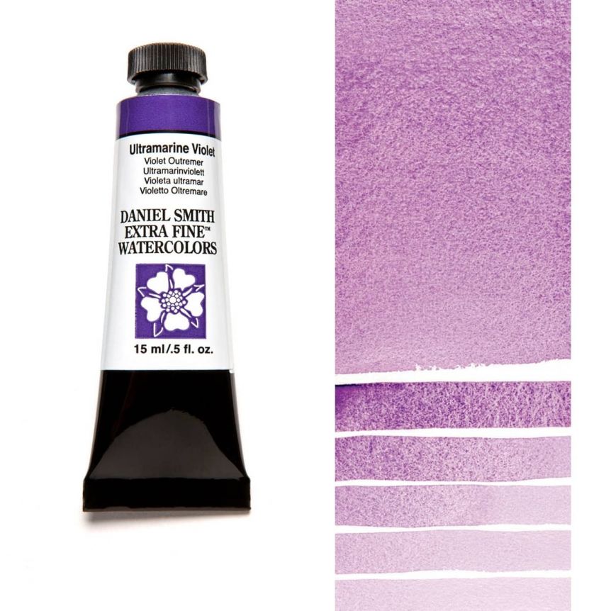 Daniel Smith Extra Fine Watercolors - Ultramarine Violet, 15 ml Tube
