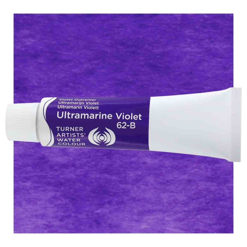 Turner Professional Watercolor - Ultramarine Violet, 15ml Tube