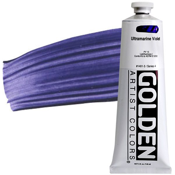 GOLDEN Heavy Body Acrylic 5 oz Tube - Ultramarine Violet