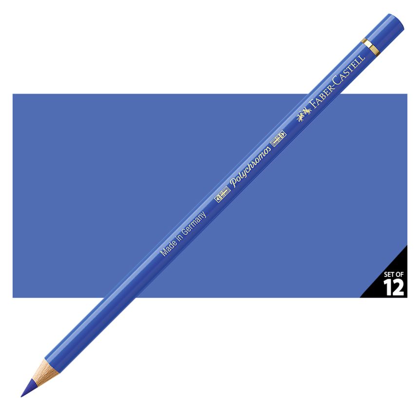 Faber-Castell Polychromos Pencil, No. 120 - Ultramarine (Box of 12)