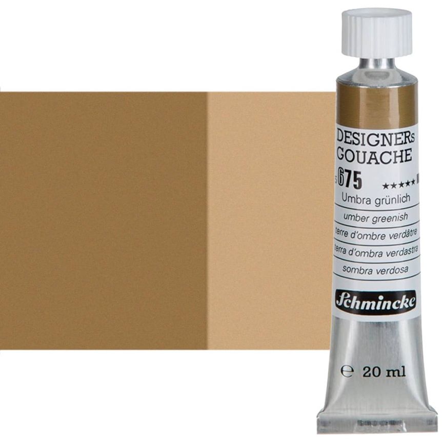 Schmincke Designers' Gouache Umber Greenish, 20ml