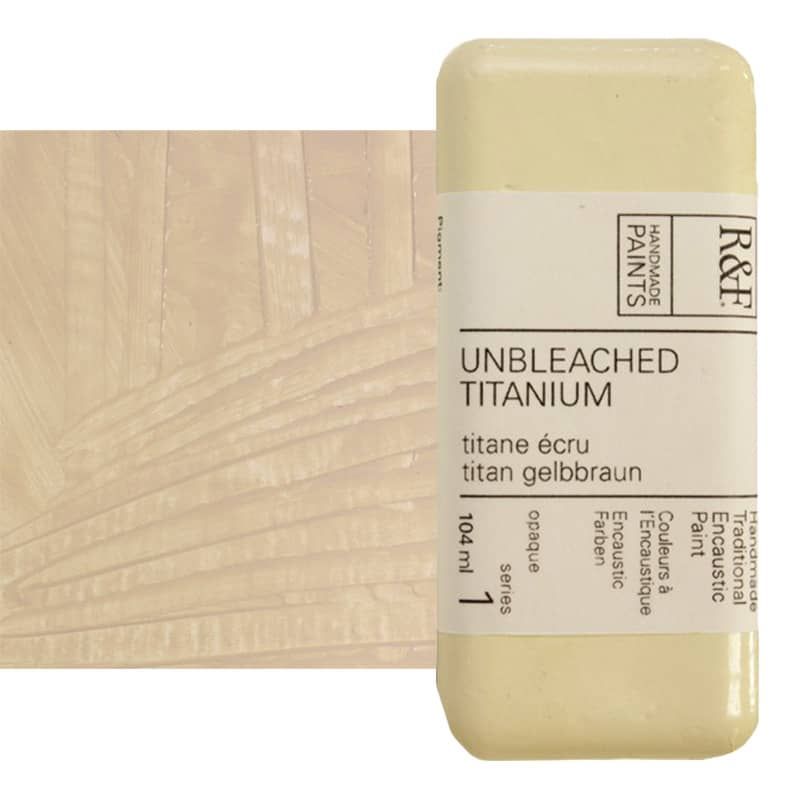 R&F Encaustic Paint 104Ml Unbleached Titanium White