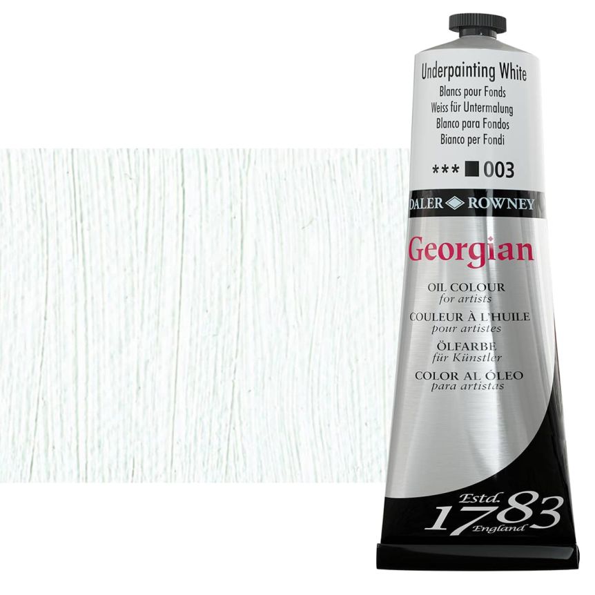 Daler-Rowney Georgian Oil Color 225 ml Tube - Underpainting White