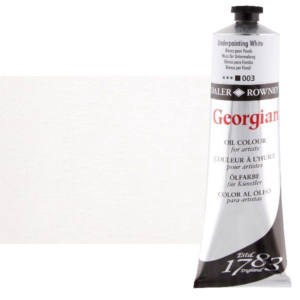 Daler-Rowney Georgian Oil Color 225 ml Tube - Underpainting White