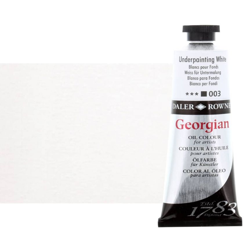 Daler-Rowney Georgian Oil Color 38ml Tube - Underpainting White