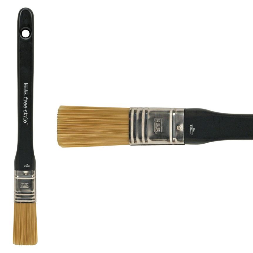 Liquitex Freestyle Acrylic Brush - Large Scale, Universal Flat 1"