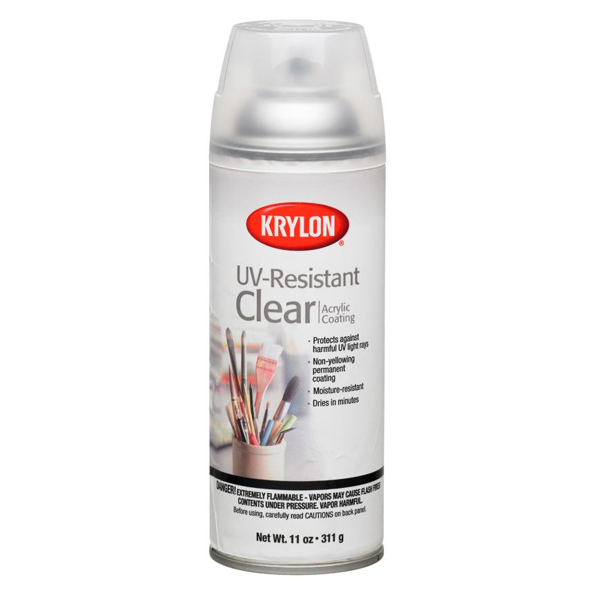 Krylon UV Resistant Clear Spray Gloss, 11oz Can