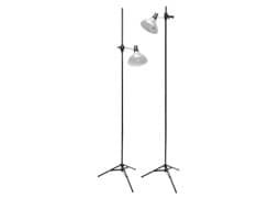 Daylight Artist Clip-on Lamp Set- 2 Lamps & 2 Stands