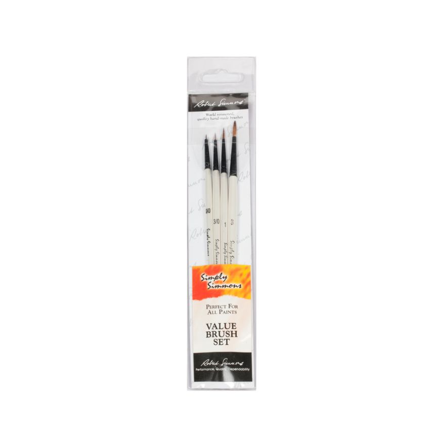 Simply Simmons Original Decorative Brushes Dot the Eyes Wallet 4-Pack