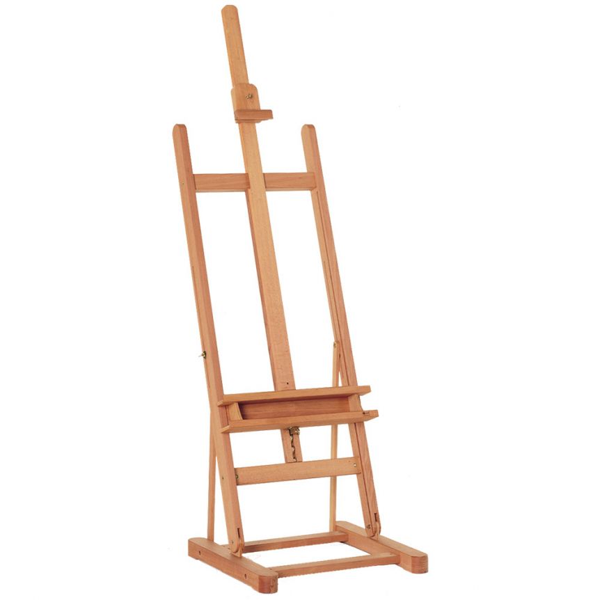 Choice 23 x 62 Adjustable Black Wood Easel