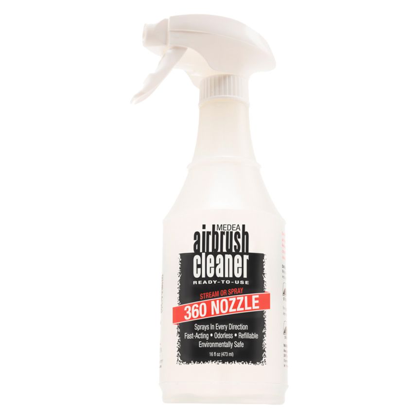 Iwata Medea Airbrush Cleaner with 360 Nozzle Sprayer, 16oz Jerry's Artarama