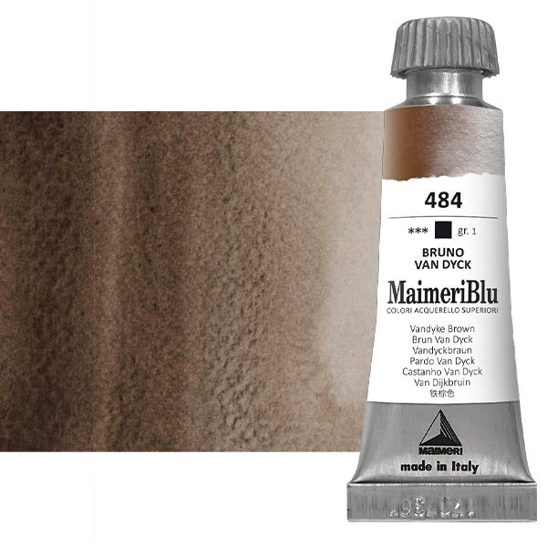 MaimeriBlu Artists Watercolor - Vandyke Brown, 12ml
