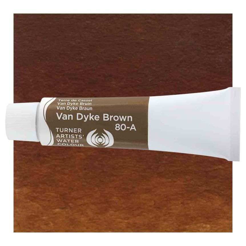 Turner Professional Watercolor - Van Dyke Brown, 15ml Tube