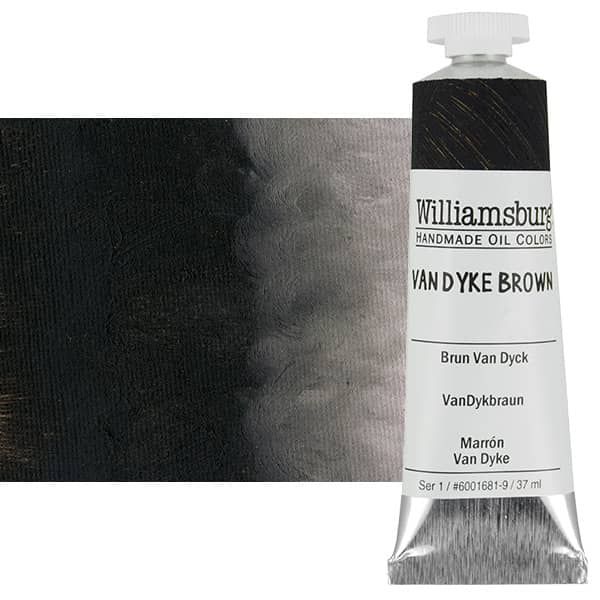 Williamsburg Handmade Oil Paint 37 ml - Van Dyke Brown
