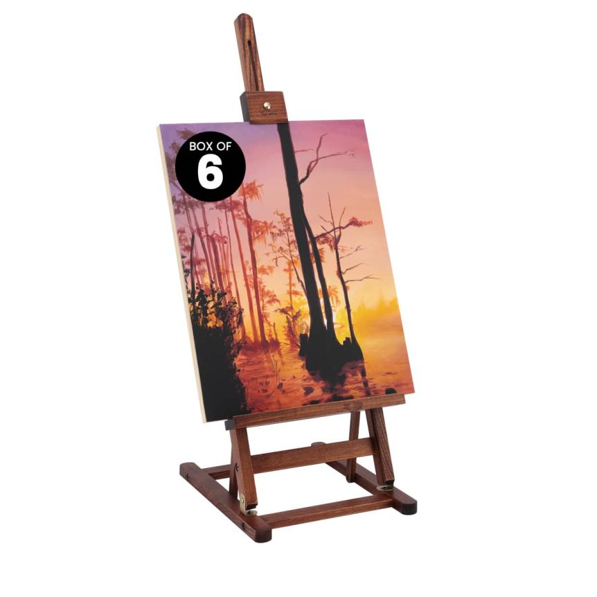 Van Gogh Table & Display Easel Walnut Finish (Box of 6)
