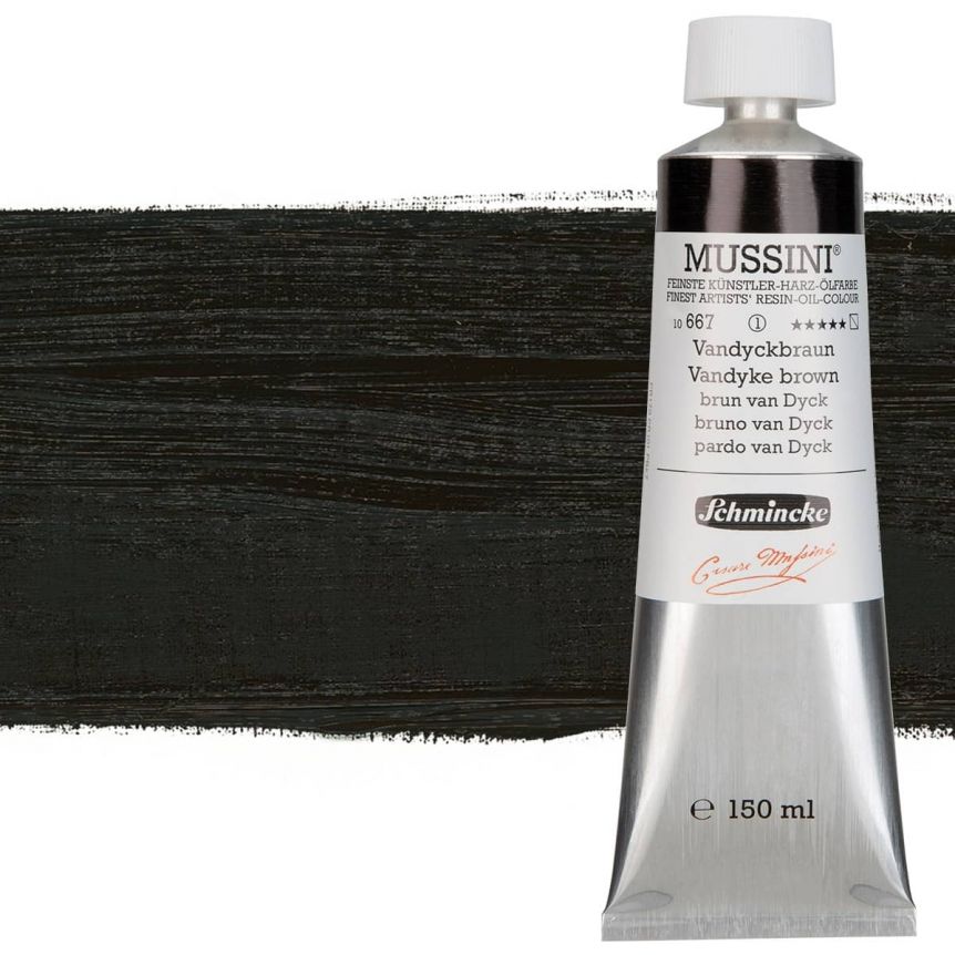 Schmincke Mussini Oil Color 150ml - Vandyke Brown