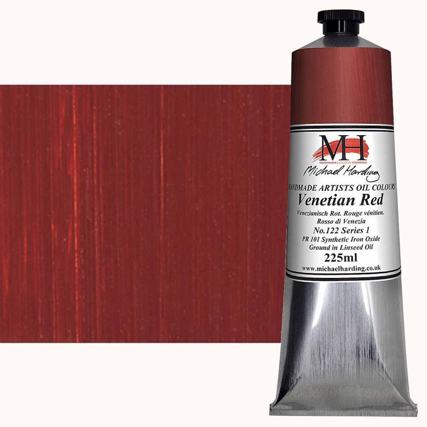Michael Harding Oil Color - Venetian Red, 225ml Tube