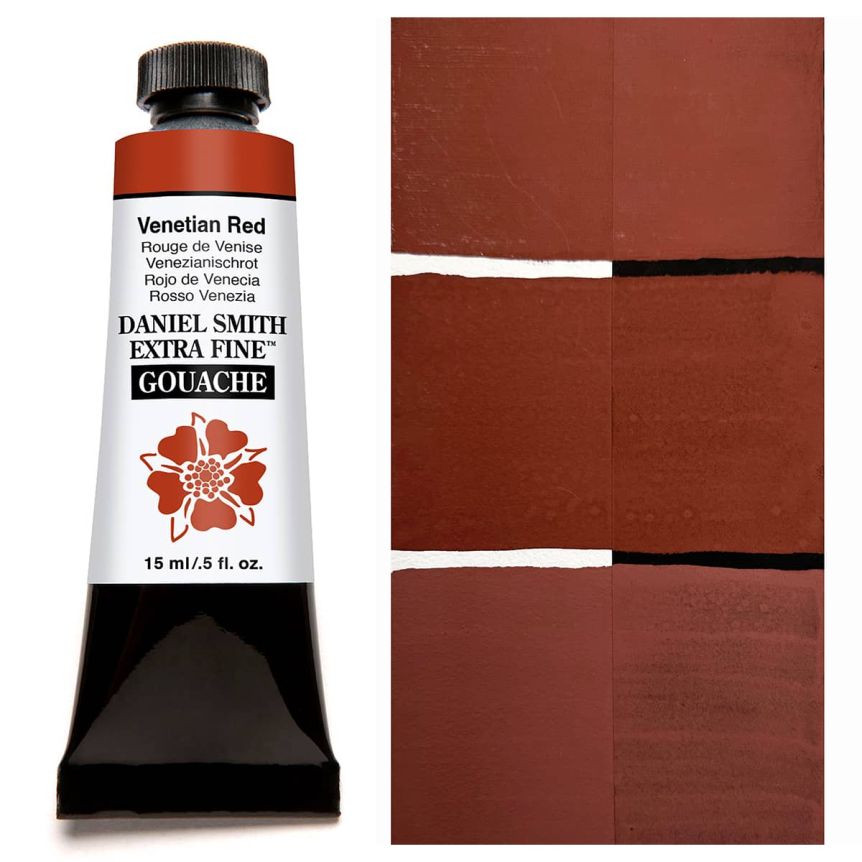 DANIEL SMITH Extra Fine GOUACHE Venetian Red, 15ml Tube