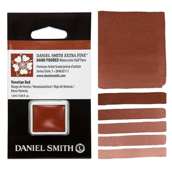 Daniel Smith Watercolor Half Pan Venetian Red