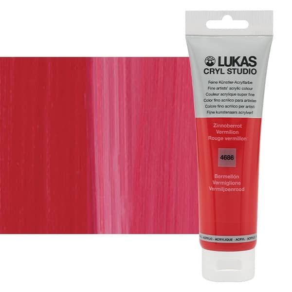 LUKAS CRYL Studio 125 ml Tube - Vermilion