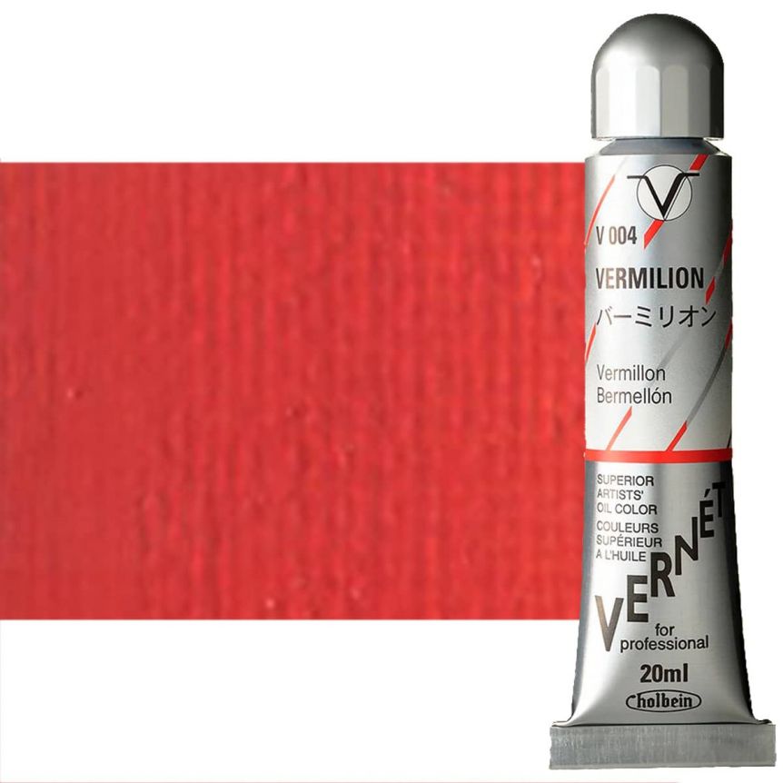 Holbein Vern?t Oil Color 20 ml Tube - Vermilion