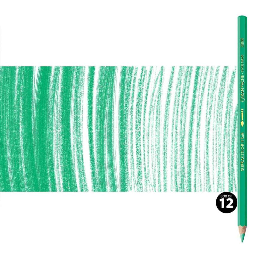 Supracolor II Watercolor Pencils Box of 12 No. 201 - Veronese Green