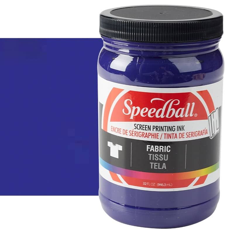 Speedball Fabric Screen Printing Ink 32 oz Jar - Violet