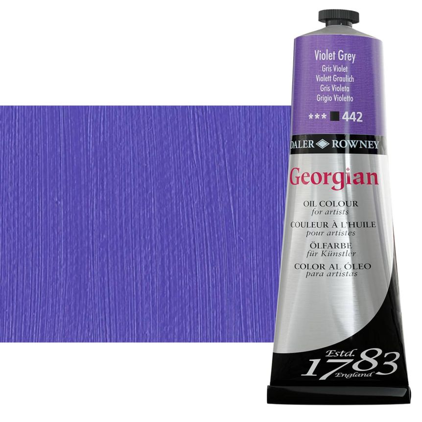 Daler-Rowney Georgian Oil Color 225ml Tube - Violet Grey