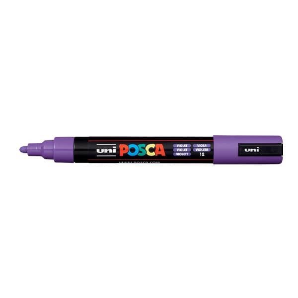 Posca Acrylic Paint Marker 1.8-2.5 mm Medium Tip Violet 