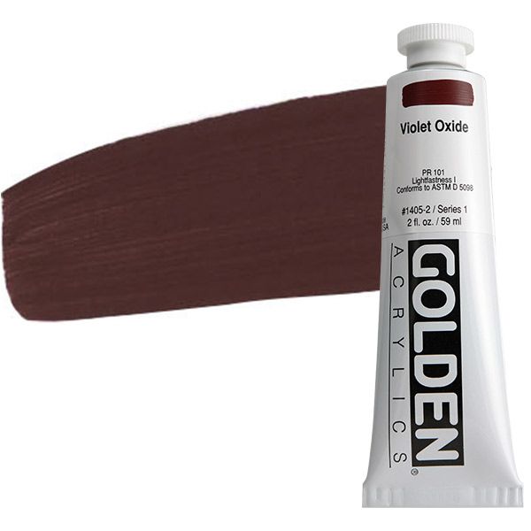 GOLDEN Heavy Body Acrylic 2 oz Tube - Violet Oxide