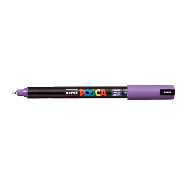Posca Acrylic Paint Marker 0.7 mm Ultra-Fine Tip Violet