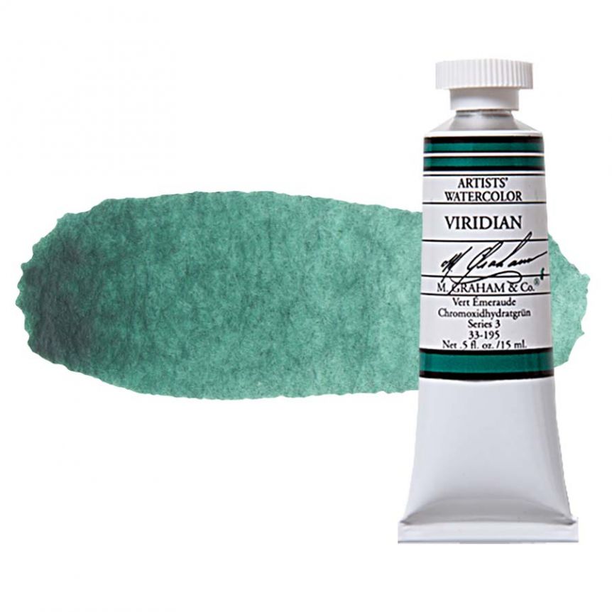 M. Graham Artists' Watercolor 15ml - Viridian