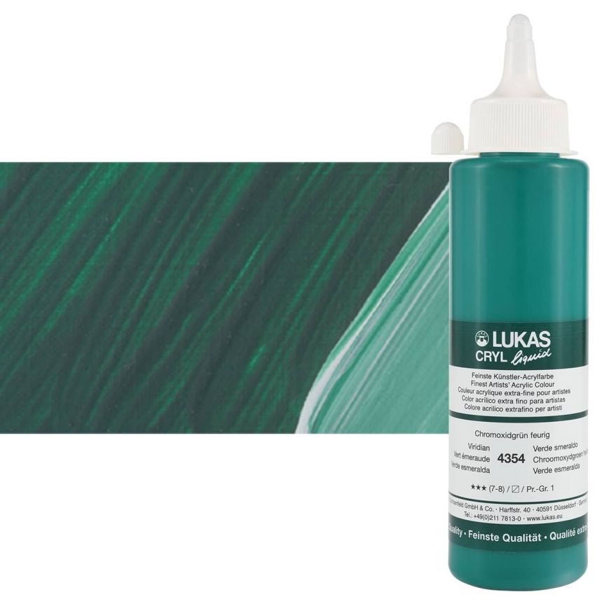 Cryl Liquid Acrylics Viridian 250ml