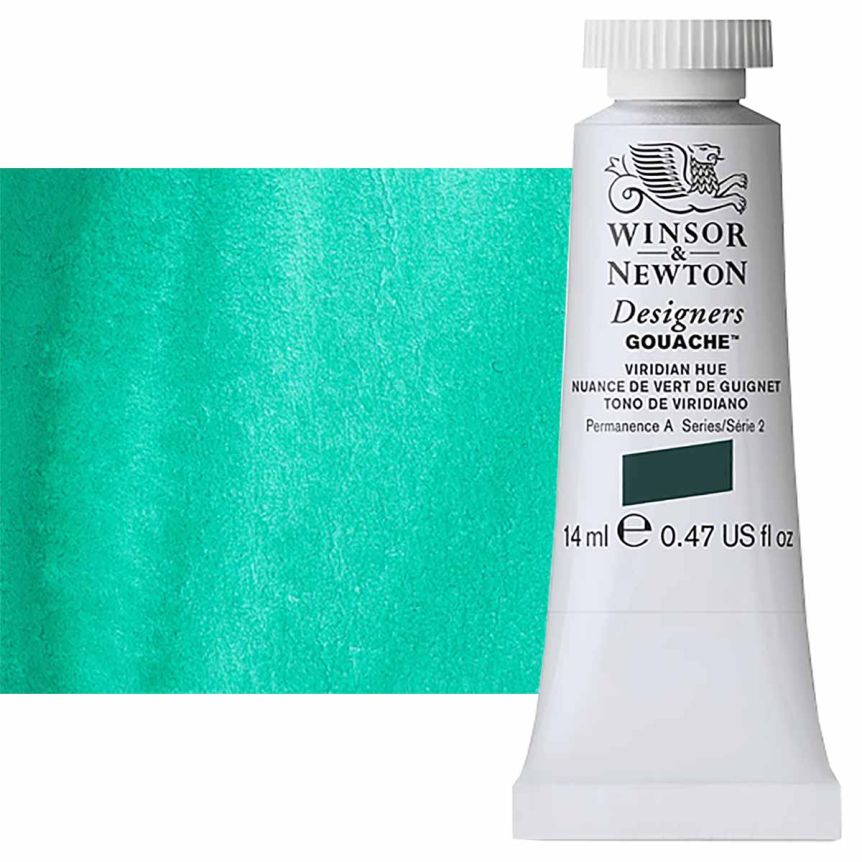 Winsor & Newton Designer's Gouache 14ml Viridian Hue