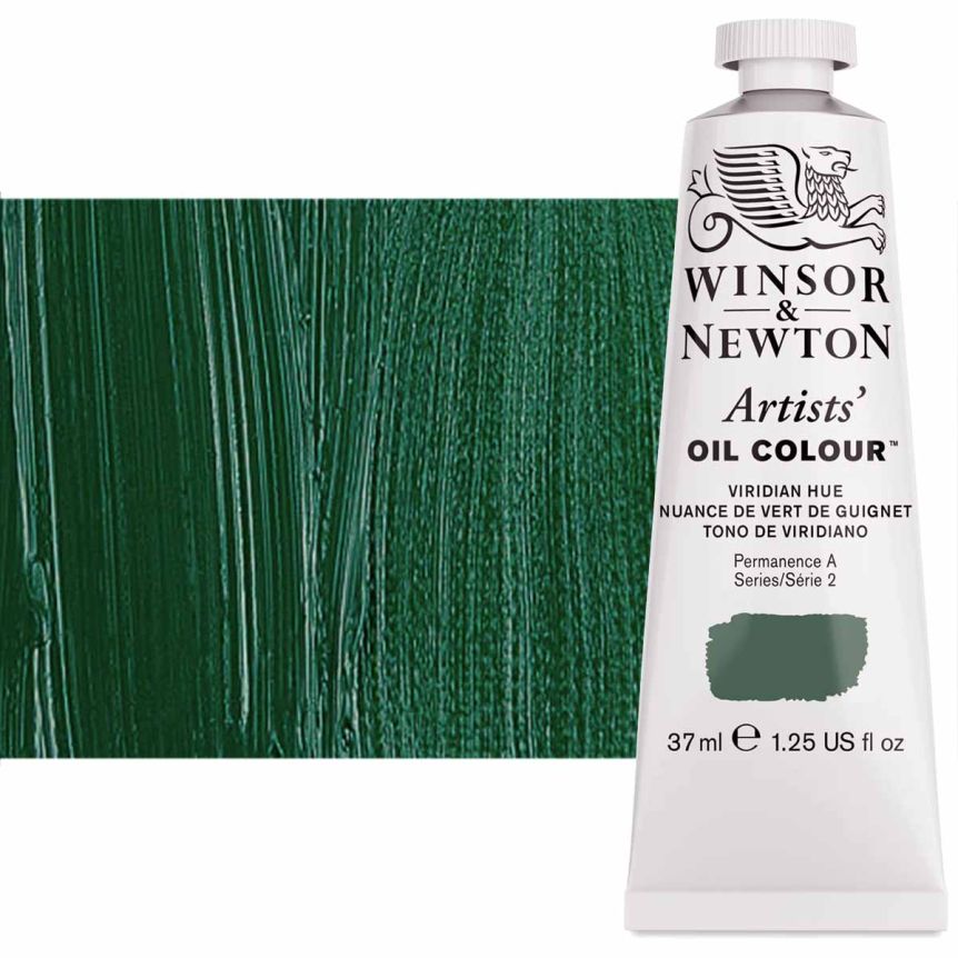 Winsor & Newton Artists' Oil - Viridian Hue, 37ml Tube