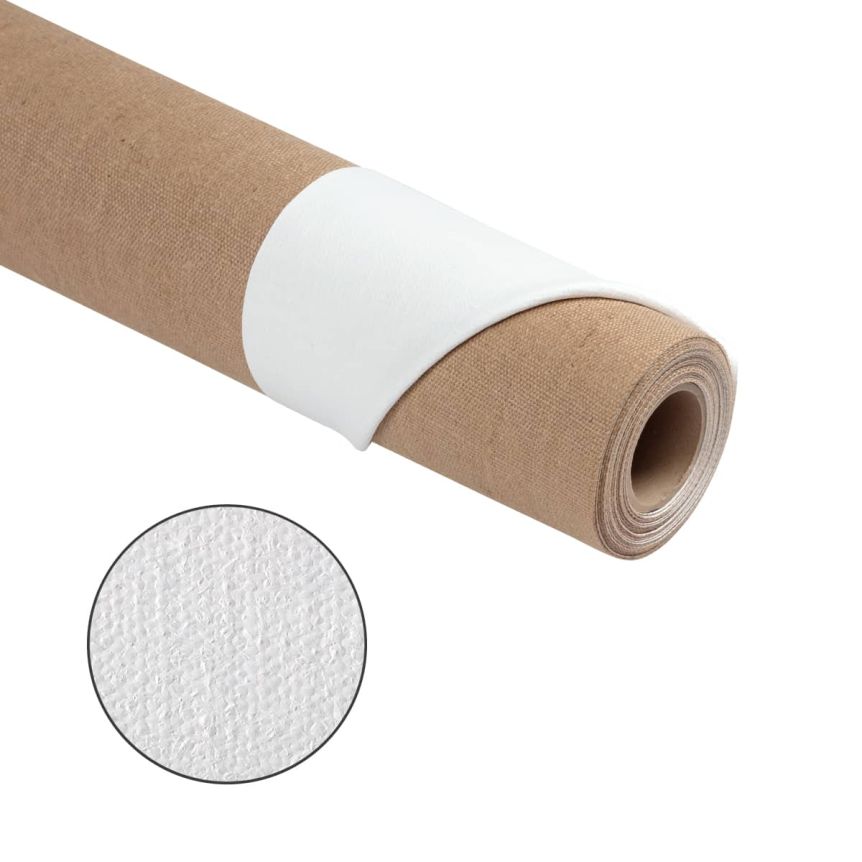 Vista Jute Universal Acrylic-primed Canvas Roll, 84" x 6yd