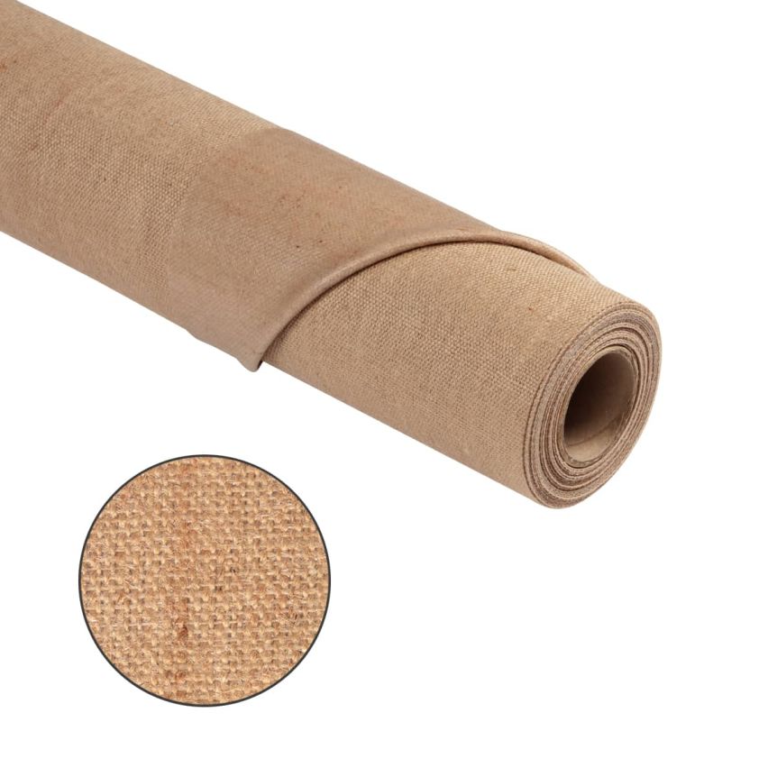 Vista Jute Clear-primed Canvas Roll, 60" x 6yd