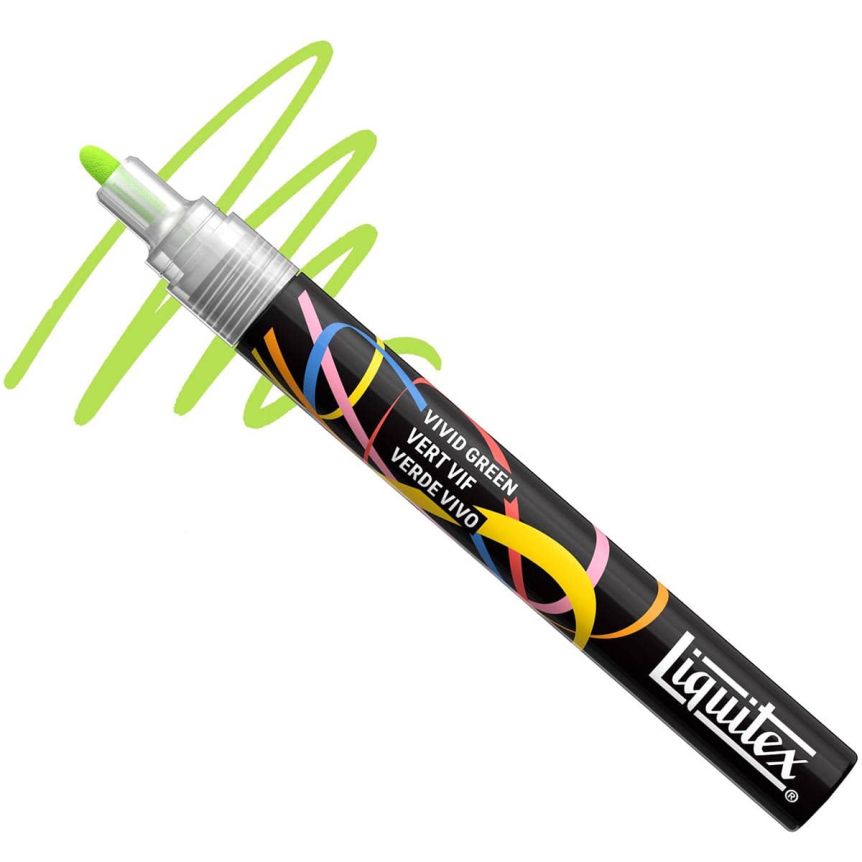 Liquitex Marker - Vivid Green, Bullet Tip, 2 mm