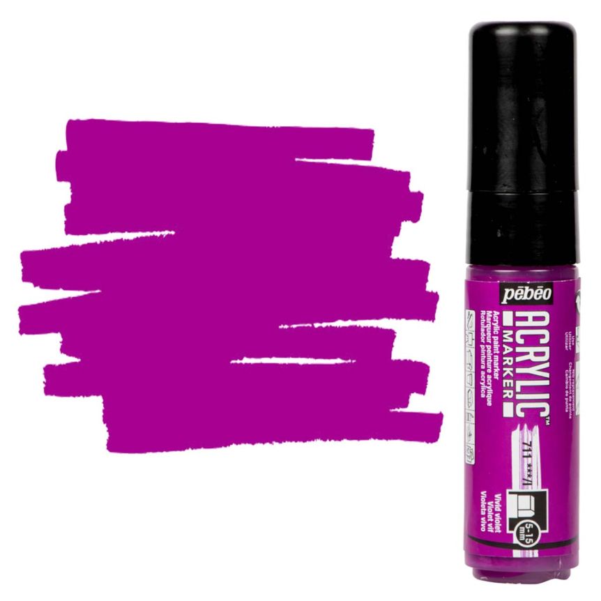 Pebeo Acrylic Marker 5-15mm - Vivid Violet