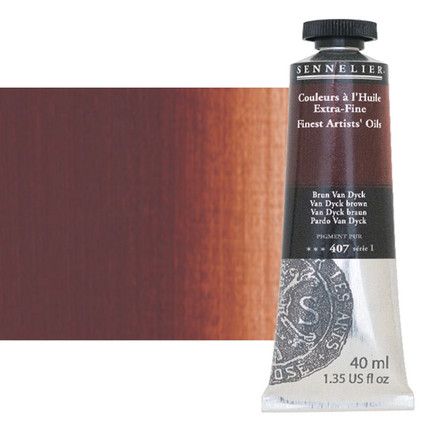 Sennelier Artists ExtraFine Oil Van Dyke Brown, 40 ml Jerry's Artarama