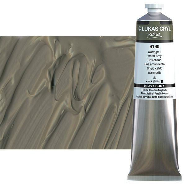 Warm Grey 200ml LUKAS CRYL Pastos Acrylics