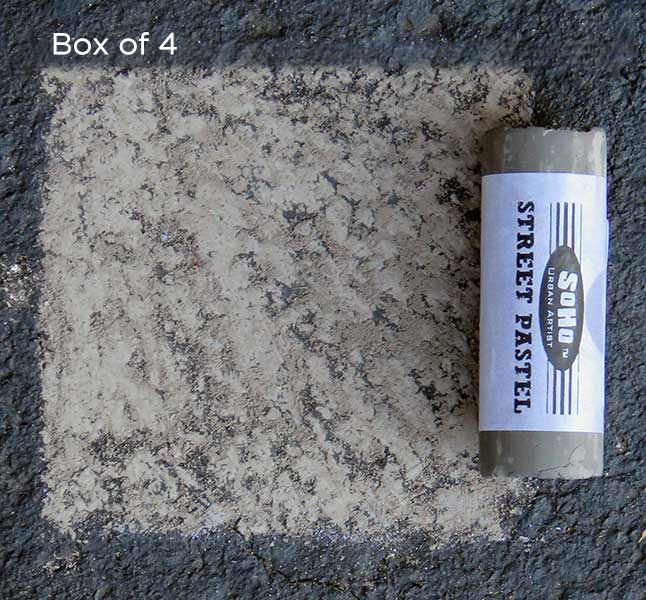 Box of 4 Soho Jumbo Street Pastels Warm Grey 4