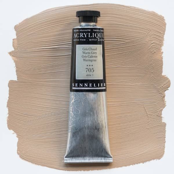 Sennelier Extra Fine Artist Acrylics Warm Grey 60 ml