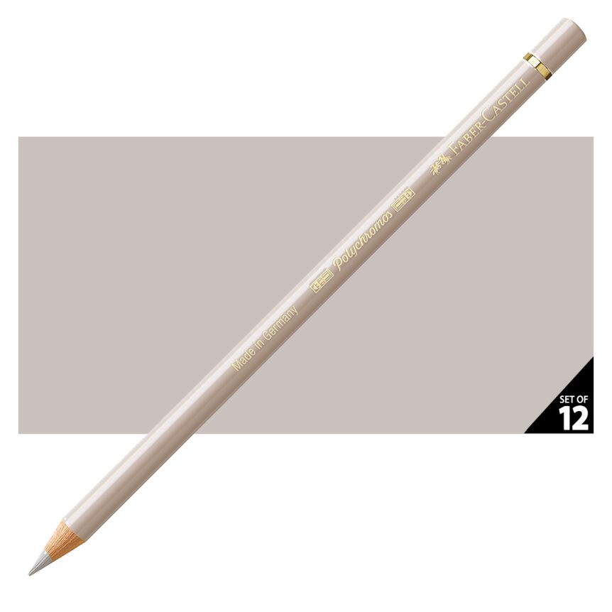 Faber-Castell Polychromos Pencil, No. 271 - Warm Grey II (Box of 12)
