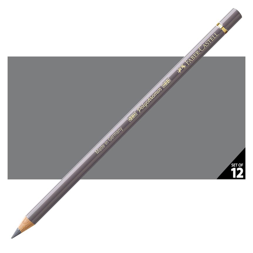 Faber-Castell Polychromos Pencil, No. 273 - Warm Grey IV (Box of 12)